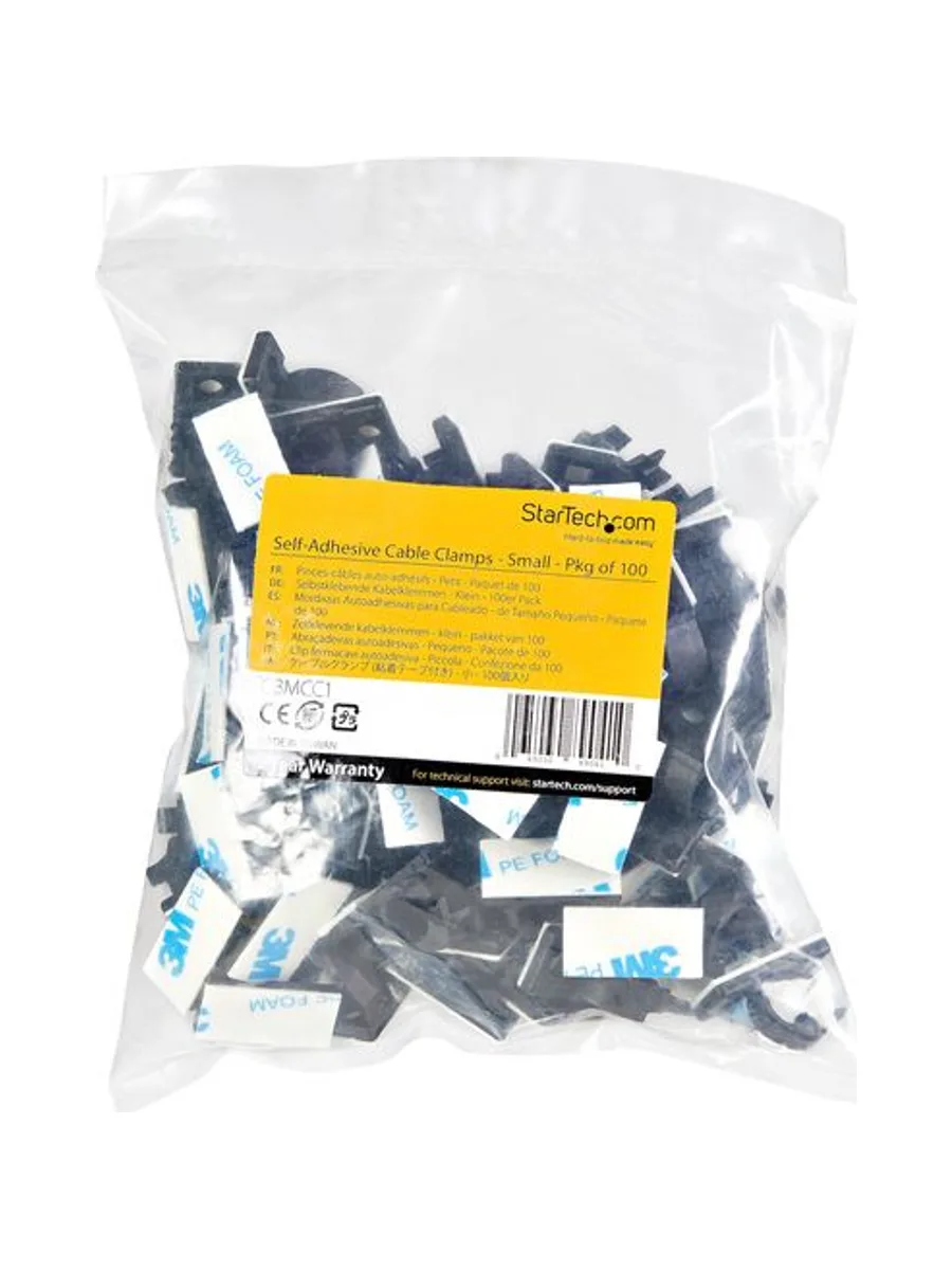 100 Self Adhesive Cable Management Clips 8