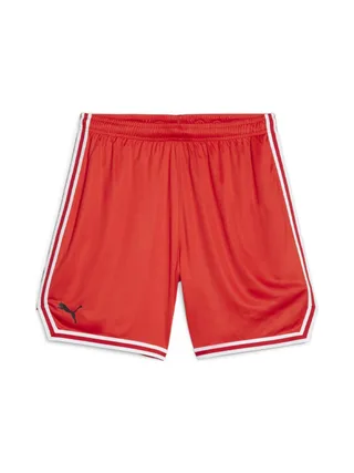 Short de Basketball Rouge Homme Puma Hoops Team Game Short 1
