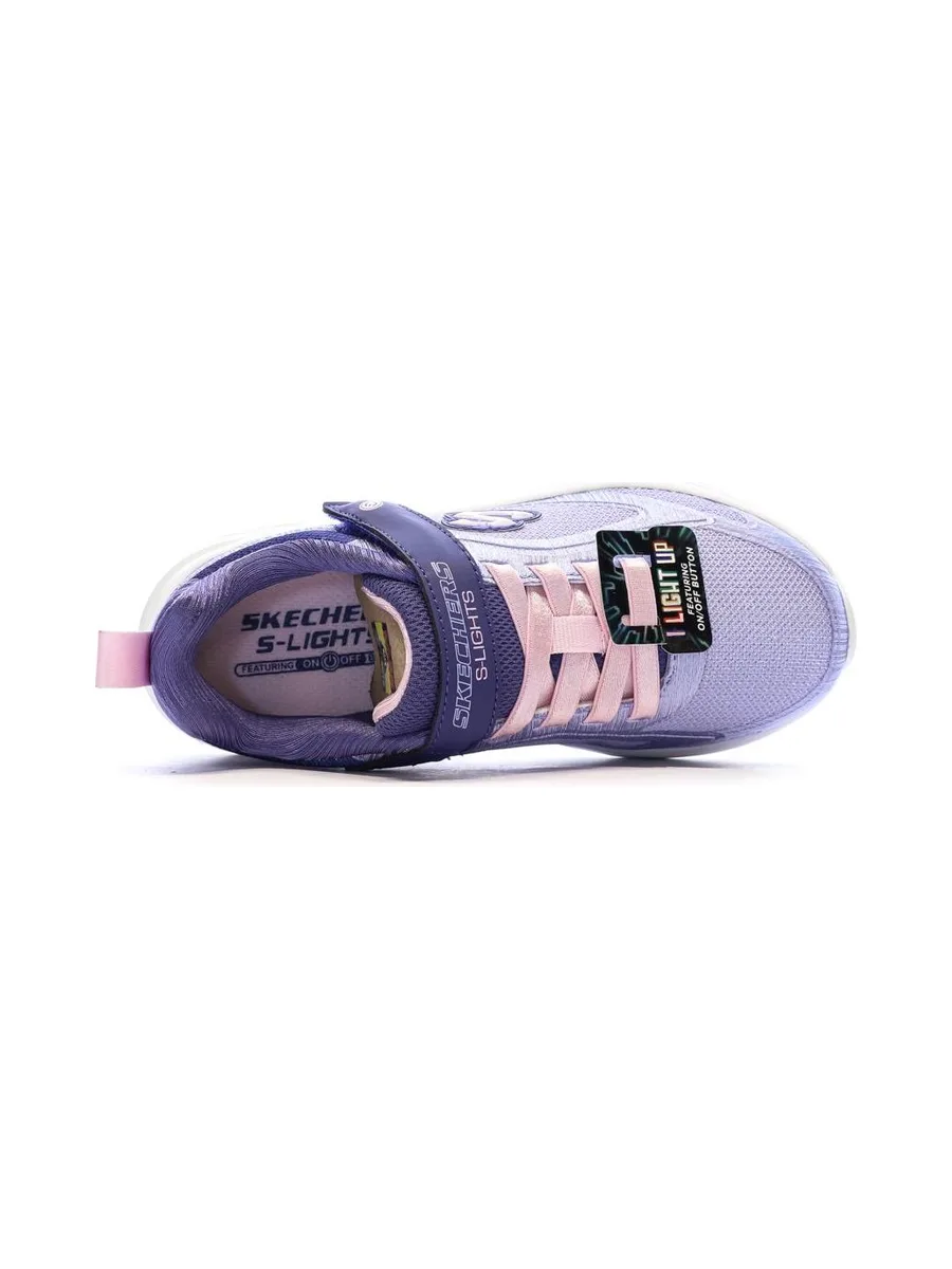 Baskets Mauves Fille Skechers Sola Glow 5