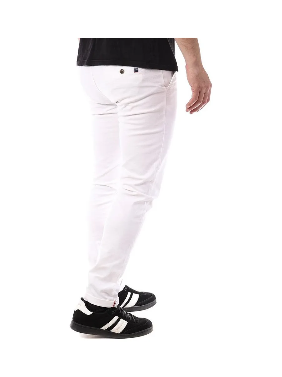 Pantalon Chino Blanc Homme La Maison Blaggio TOSCANE 3