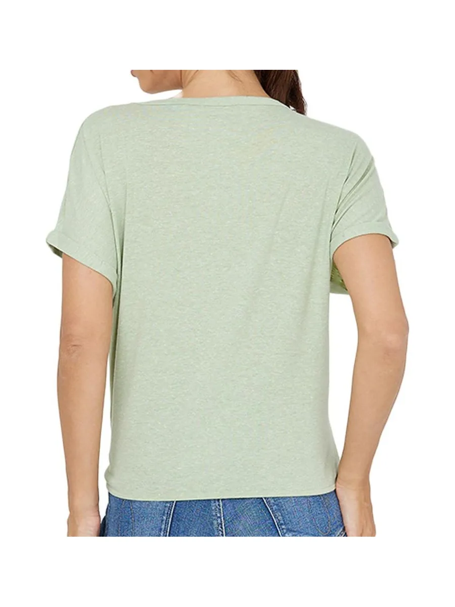 T-Shirt Vert Clair Femme Vero Moda Marijune 3