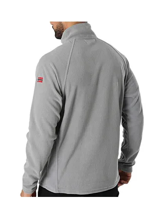 Veste Polaire 1/4 de Zip Gris Homme Geographical Norway Men 233 TUG 2