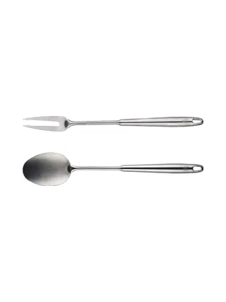 Couverts à salade et barbecue en acier inoxydable STAL 1