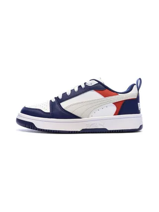 Baskets Marine/Blanc Garçon Rebound Low 1