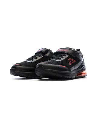 Baskets Noir/Rouge Garçon Kappa Logo Pylos123 7