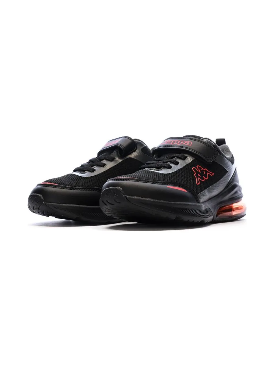 Baskets Noir/Rouge Garçon Kappa Logo Pylos123 8
