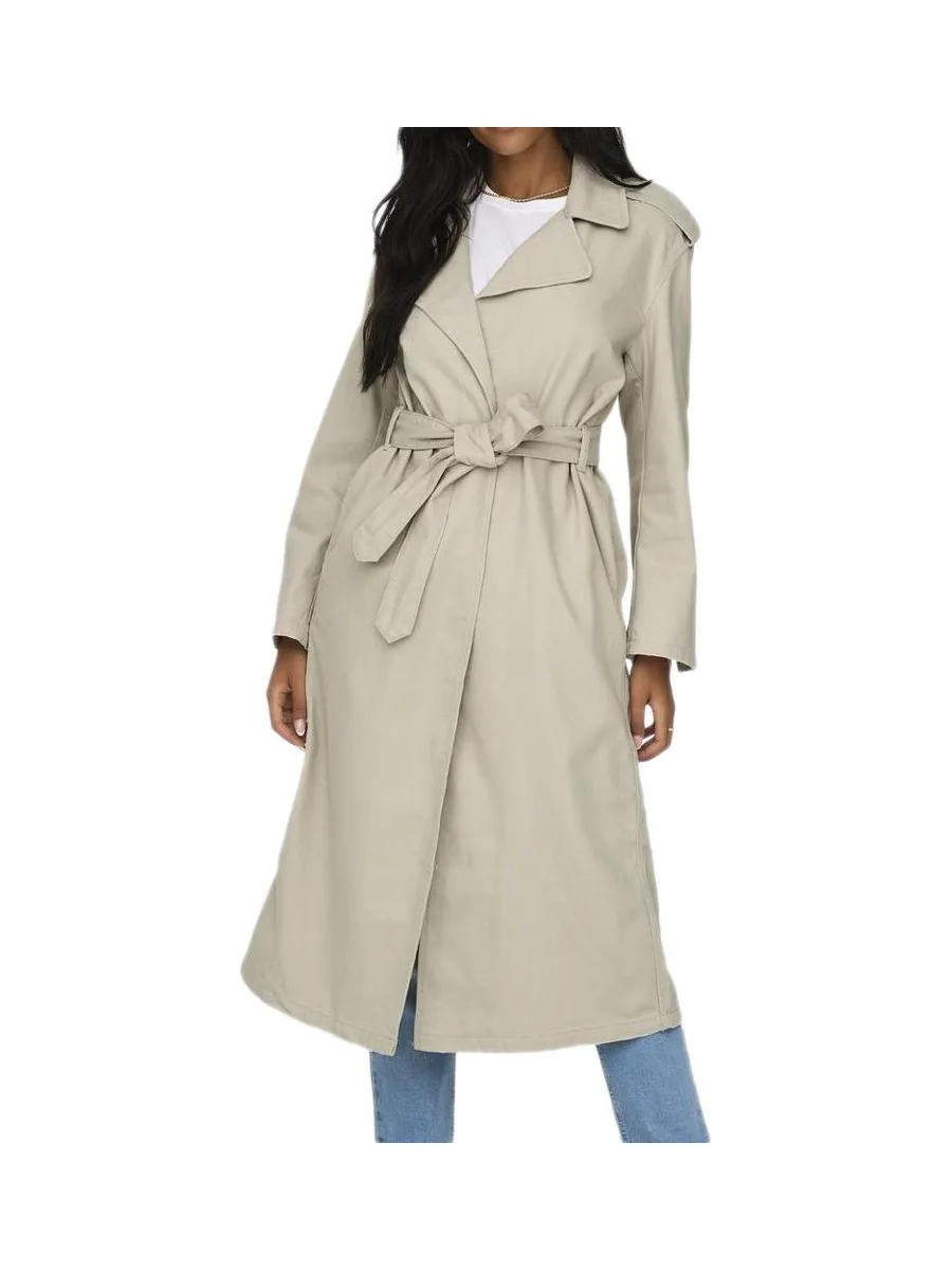 Manteau Beige Femme Only Manila Washed 2