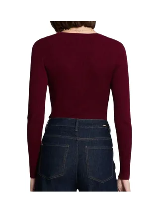 Pull Bordeaux Femme Morgan MBANBIN 2
