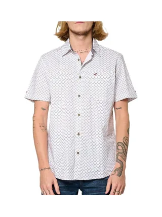 Chemise Blanche à Motifs Homme Kaporal KALON 1