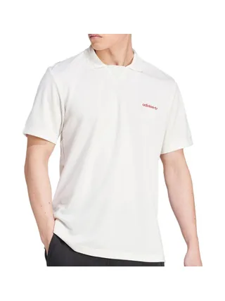 Polo Blanc/Rouge Homme Adidas IW3241 1