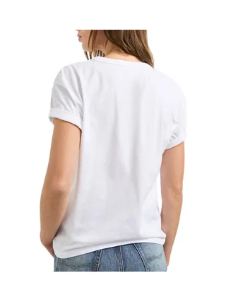 T-Shirt Blanc Femme Pepe jeans Bema 2
