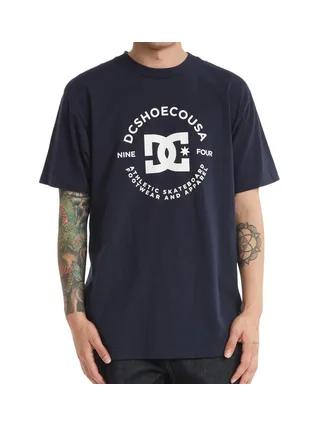 T-Shirt Marine Homme Dc shoes Pilot 1