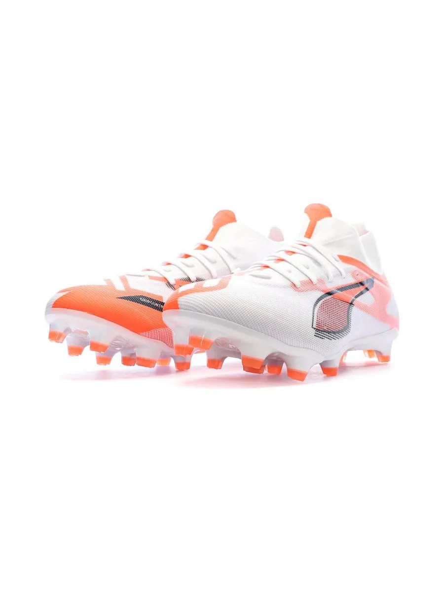 Chaussures de Foot Blanc Homme Puma Ultra 5 Match+ FG/AG 7