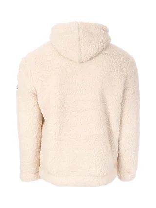 Sweat Sherpa Écru Homme Paname Brothers Full Zip 2