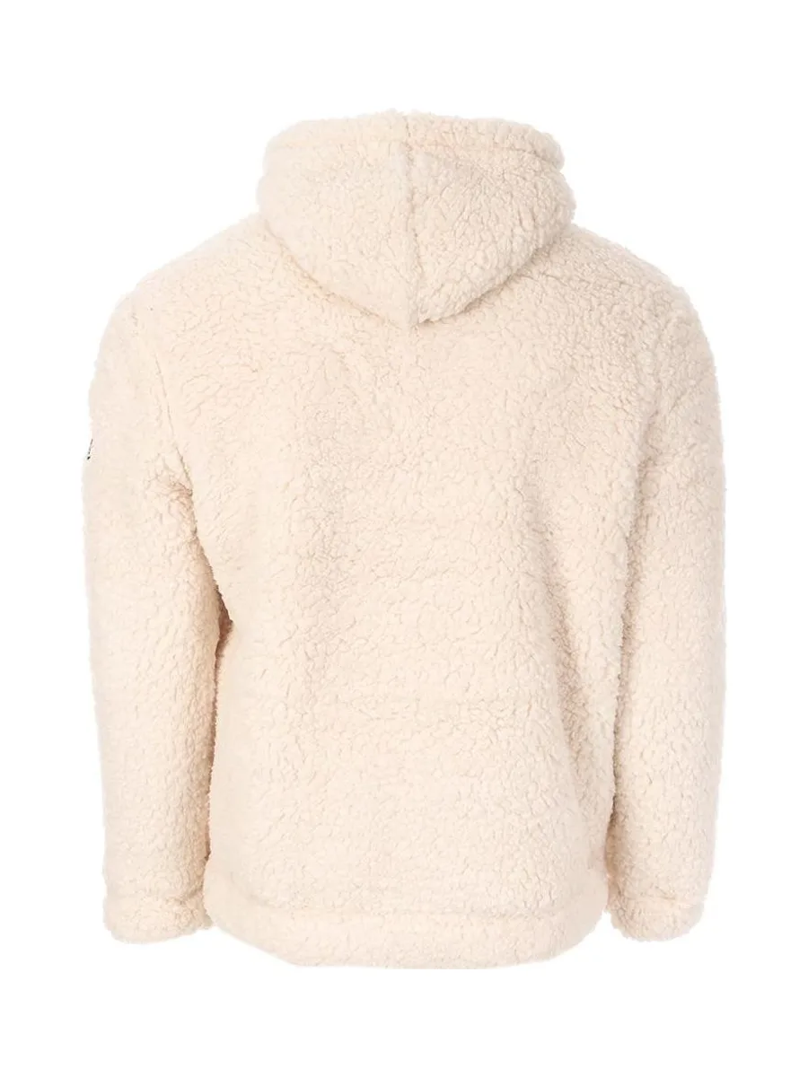 Sweat Sherpa Écru Homme Paname Brothers Full Zip 3