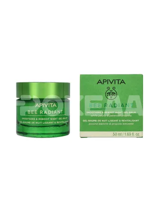 Apivita Bee Radiant Smoothing & Reboot Night Gel-Balm 50ml 1