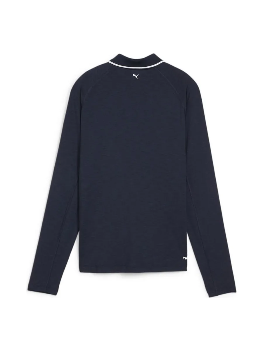 Polo Manches Longues Marine Femme Puma You 3