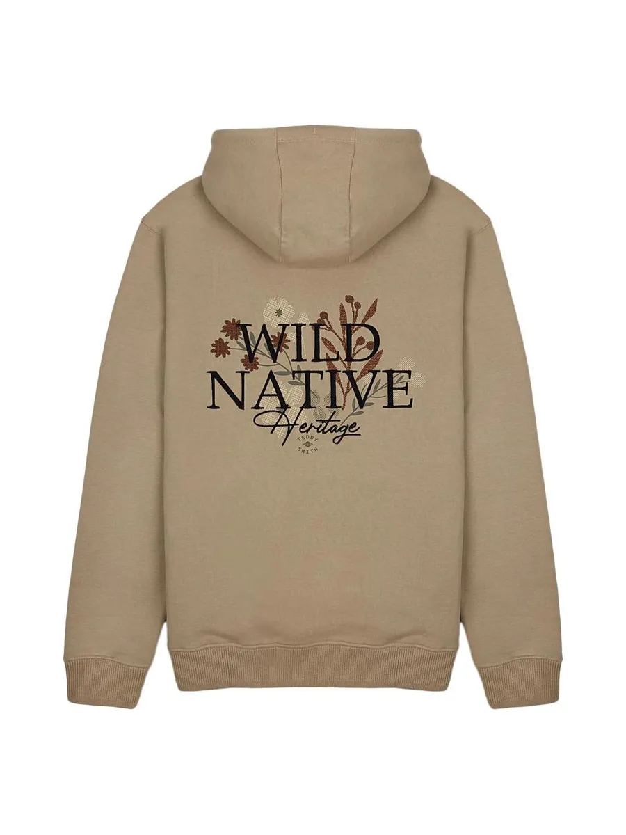 Sweat à Capuche Beige Homme Teddy Smith Wanes 3