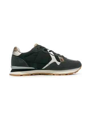 Baskets Noir Femme Pepe jeans Brit Print Night 2
