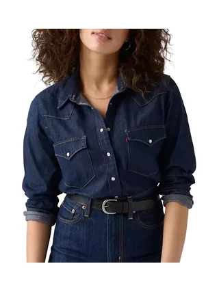 Chemise Bleu Brut Femme Levi's The Ultimate Western 1