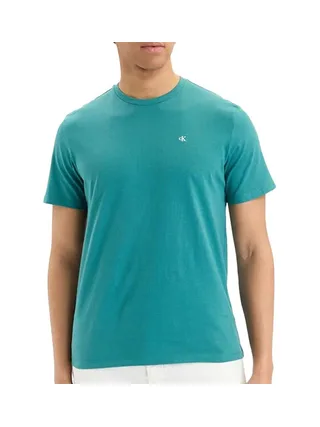 T-Shirt Turquoise Homme Calvin Klein Jeans Classic Monogram 1