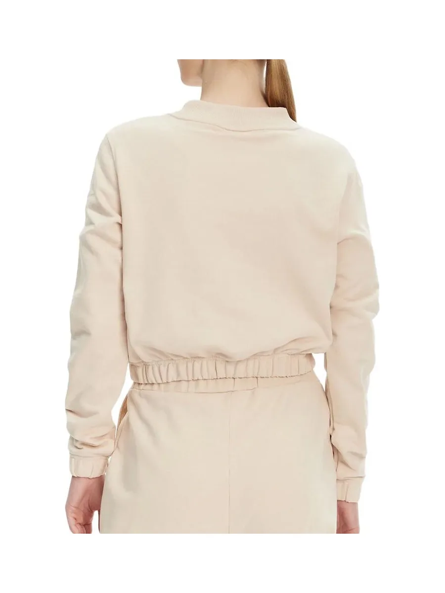 Sweat Beige Femme Calvin Klein Jeans Applique 3
