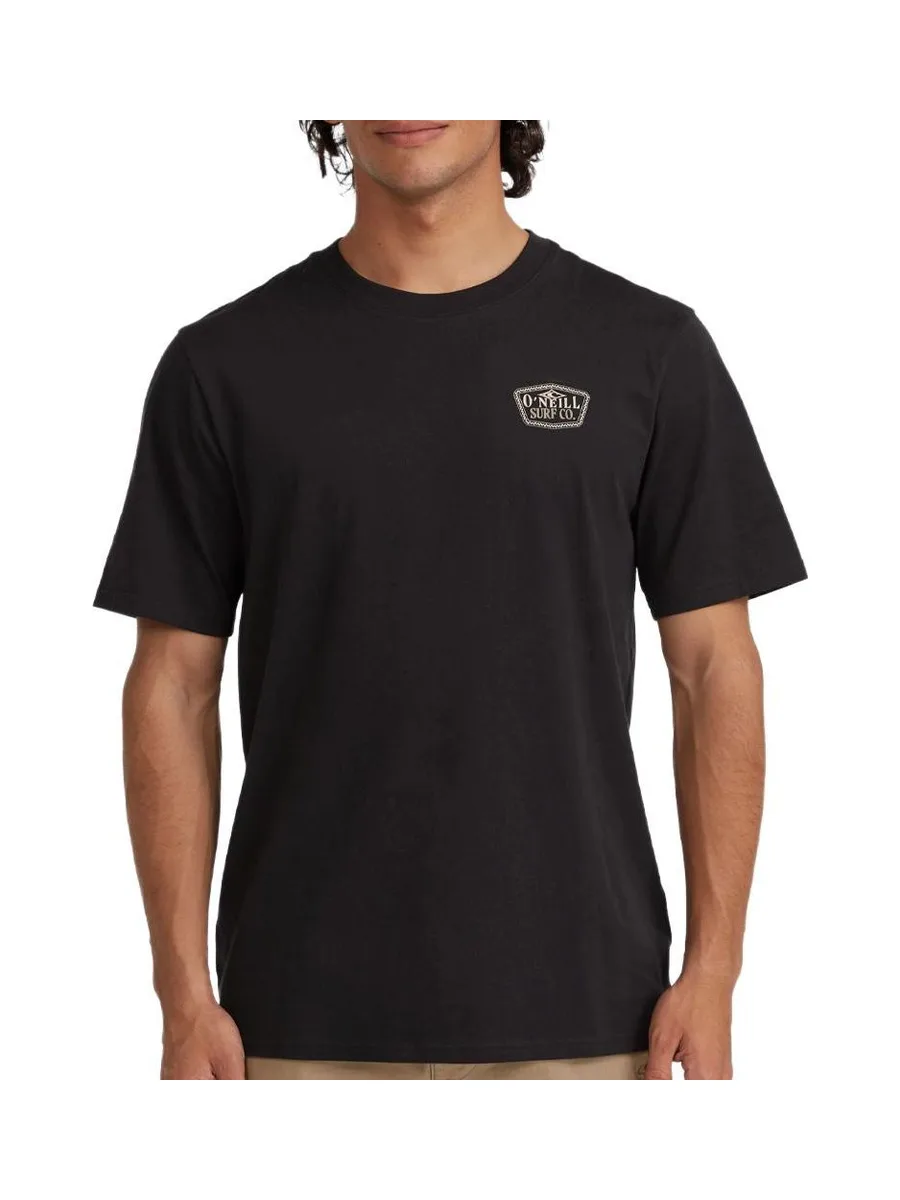 T-Shirt Noir Homme O'Neill Chest 2