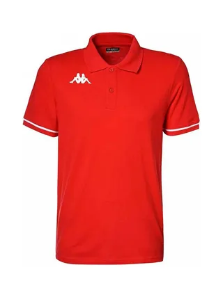 Polo Rouge Homme Kappa Barli 1