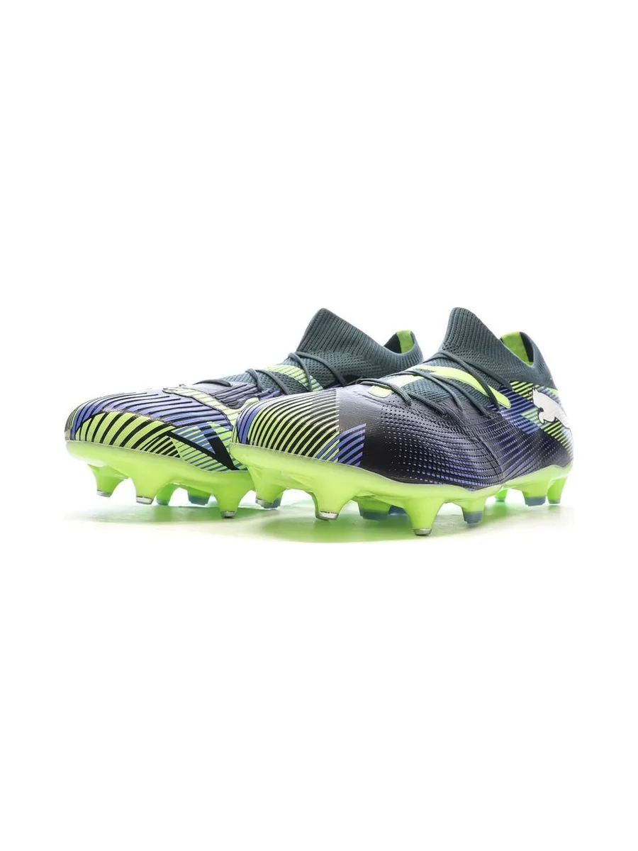 Chaussures de football Noir/Vert Homme Puma Future 7 Match MxSG 7