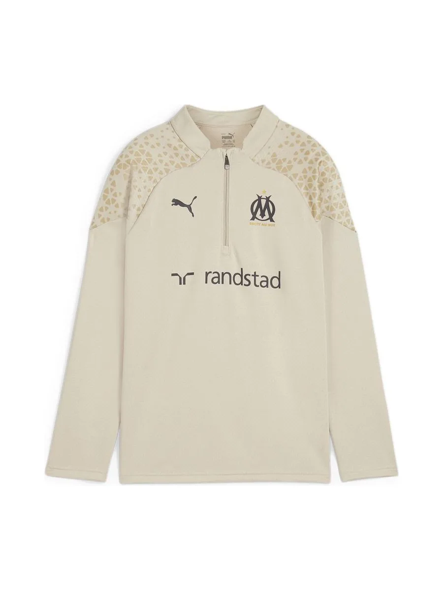 OM Haut d'entraînement Beige Garçon Puma 23/24 1