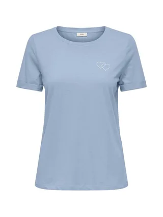 T-shirt Bleu Femme JDY Kitty 1