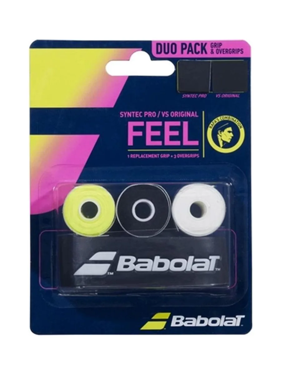 Pack Babolat Duo Syntec Pro / VS Original « FEEL » 2