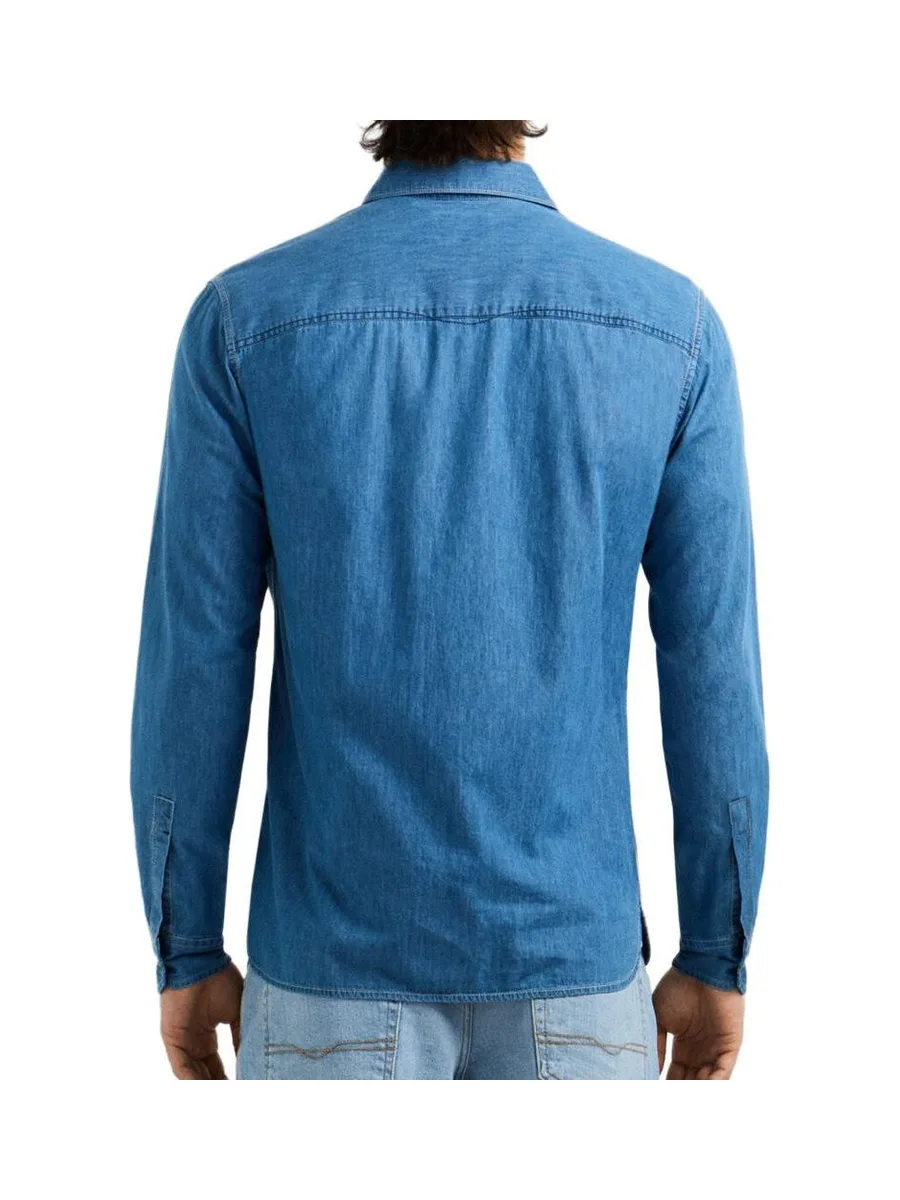Chemise Bleu Clair Homme Pepe jeans Abel 3