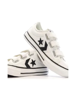 Baskets Blanches/Marines Garçon Converse Star Player 7