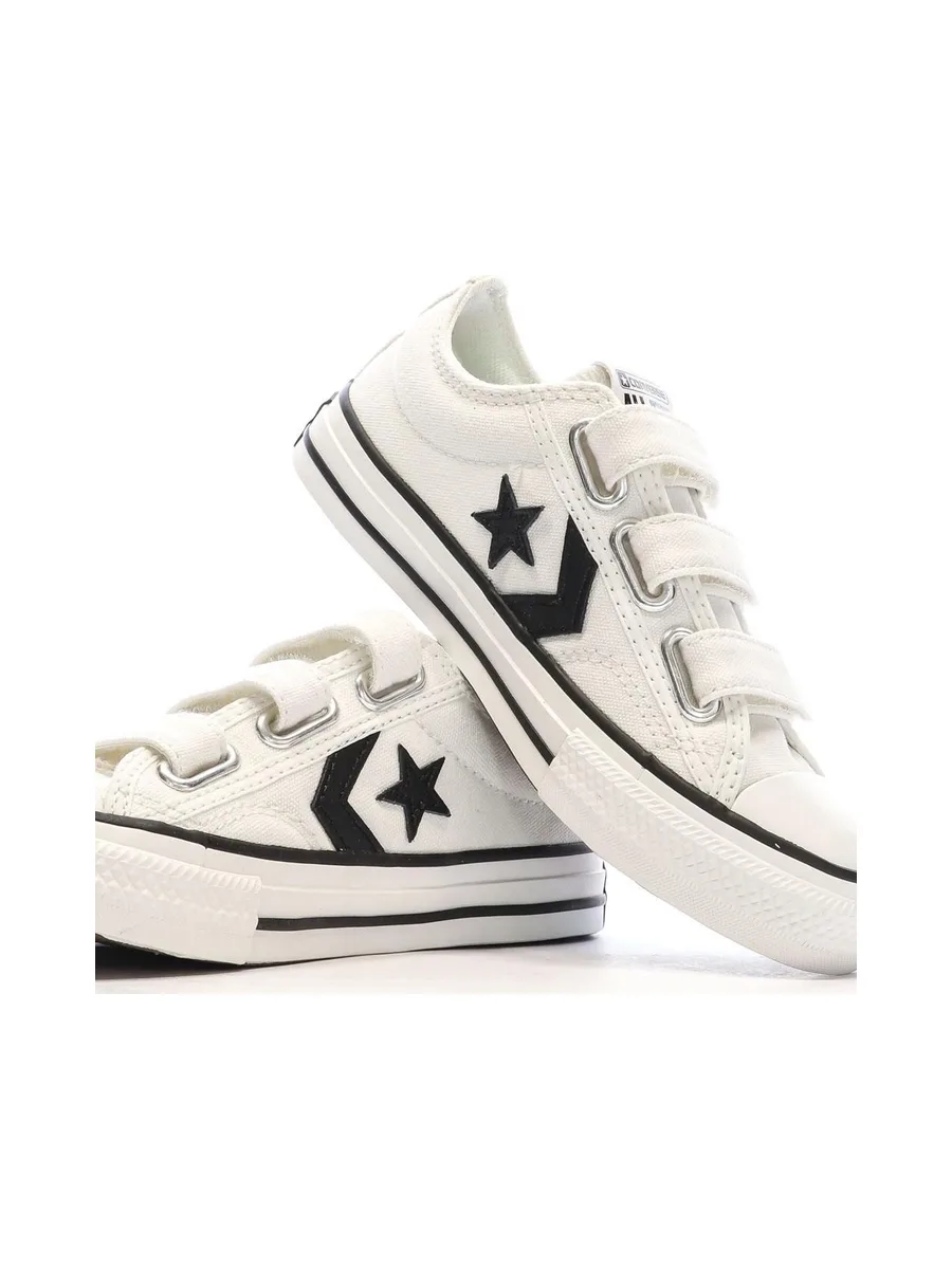 Baskets Blanches/Marines Garçon Converse Star Player 7