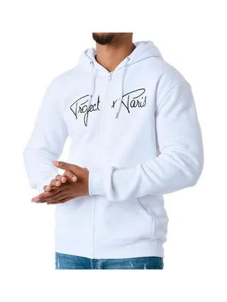 Sweat Zippé Blanc Homme Project X Paris Signature 1