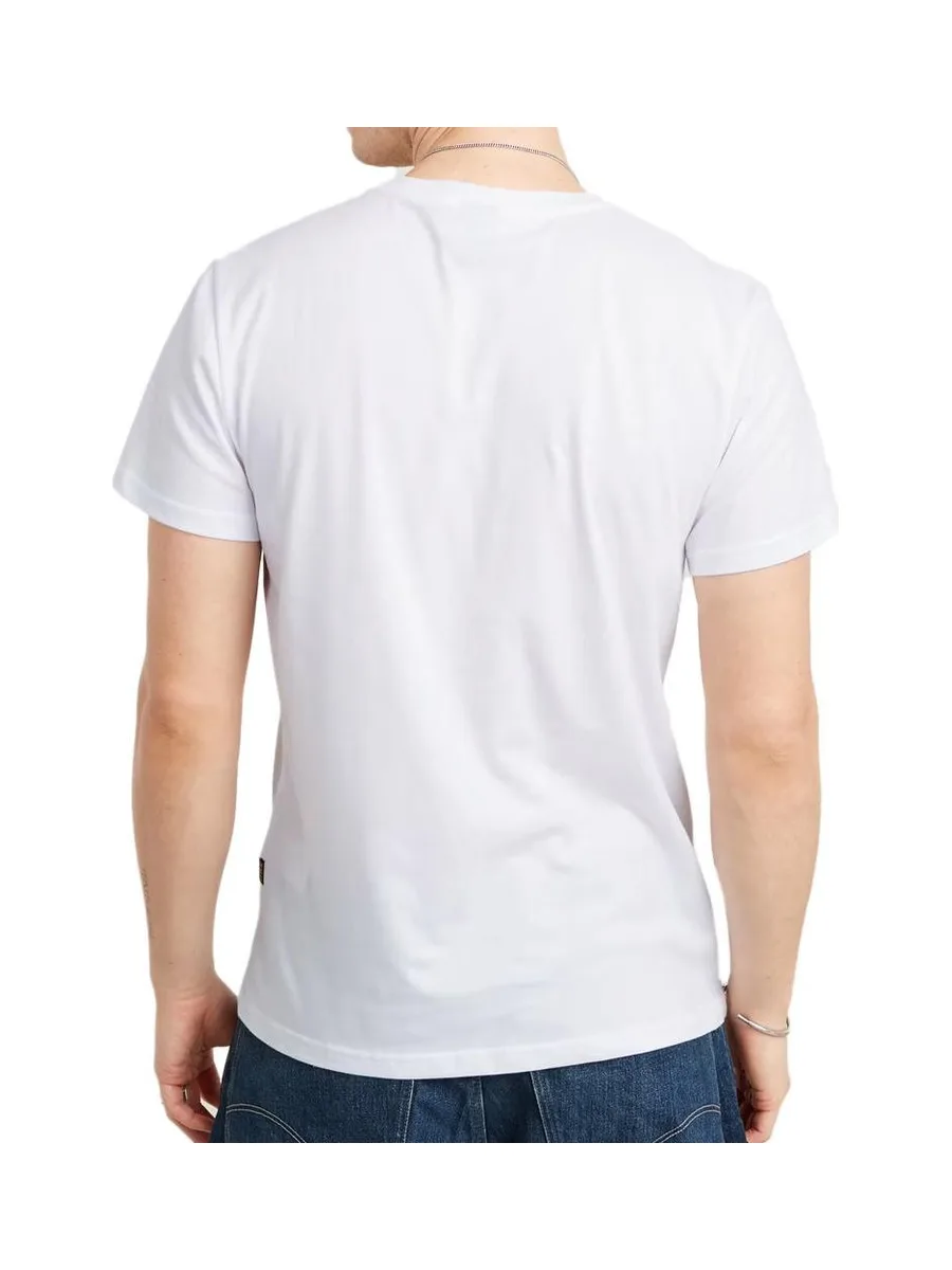 T-shirt Blanc Homme G-Star Originals D21664 3