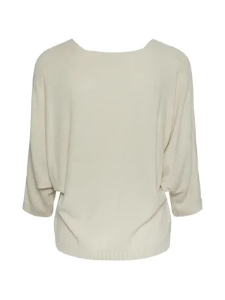 Pull Beige Femme Pieces Nuria 2