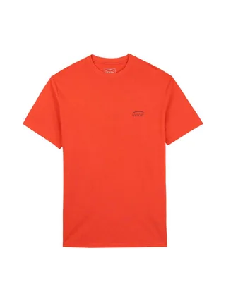T-Shirt Rouge Homme Oxbow Fuzzy 1