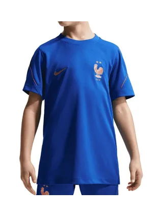 Equipe de France Maillot Training Bleu Junior Nike 26/28 1