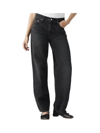 Jean Noir Femme Levi's Baggy Dad A3494 1