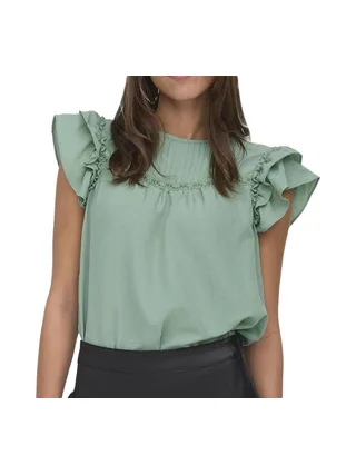Blouse Verte Femme JDY Trains 1