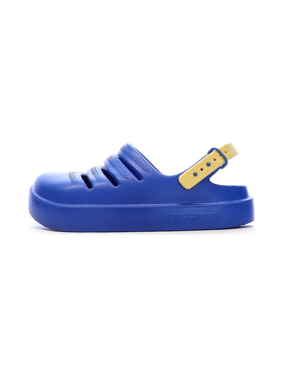 Sandales Bleu/Jaune Garçon/Fille Havaianas Clog 1