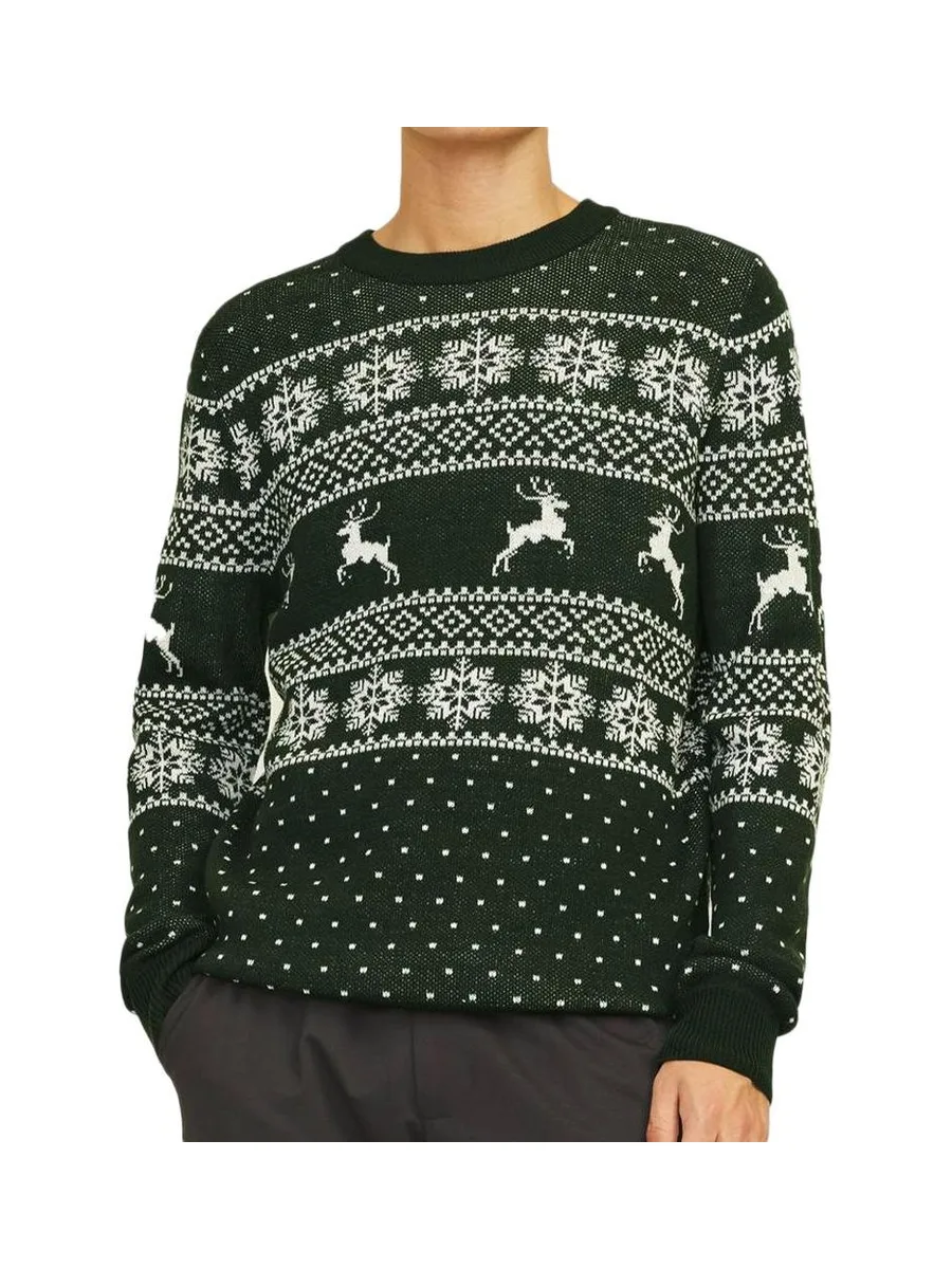 Pull de Noel Vert Homme Jack & Jones Xmas Gabriel 1