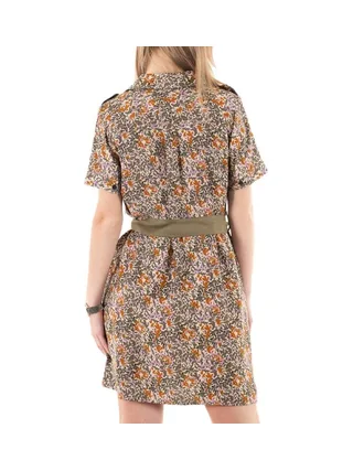 Robe à fleurs Kaki Femme Kaporal COLIN 2