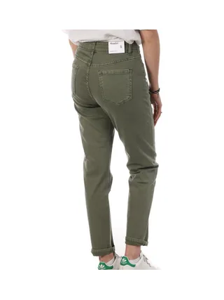 Jean Droit Kaki Femme Monday Premium LW-348 2