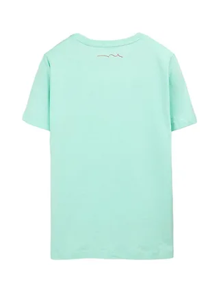 T-Shirt Vert Menthe Garçon Teddy Smith Evan 2