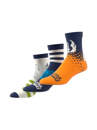 x3 Paires de Chaussettes Blanche/Marine Junior/Adulte Adidas IU4870 1