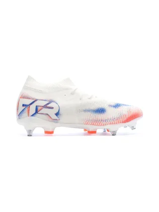 Chaussures de football Blanches/Oranges Homme Puma Future 8 Match 2