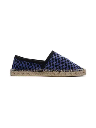 Espadrilles Damier Bleu/Noir Homme Ushuaia Dimitri 2
